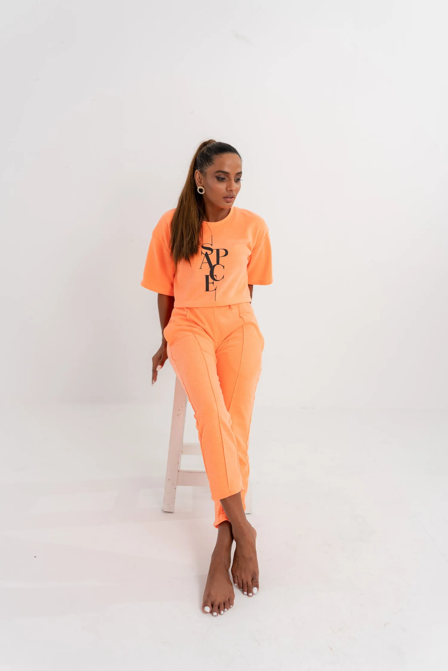 Orange Jogger Pants