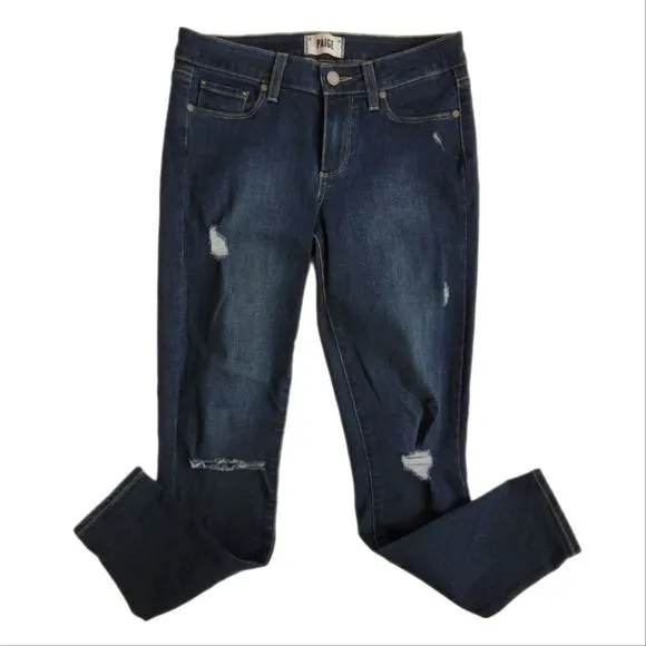 Paige 'Verdugo Ankle' Distressed Jeans