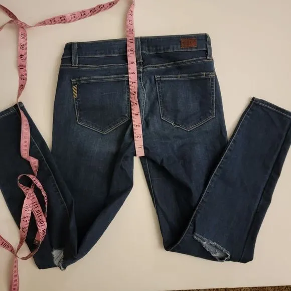 Paige 'Verdugo Ankle' Distressed Jeans