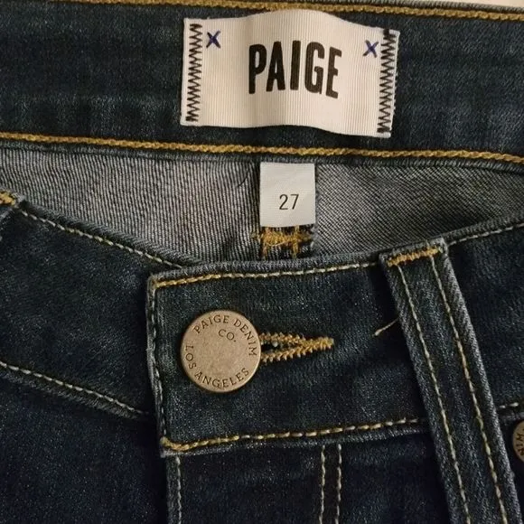 Paige 'Verdugo Ankle' Distressed Jeans