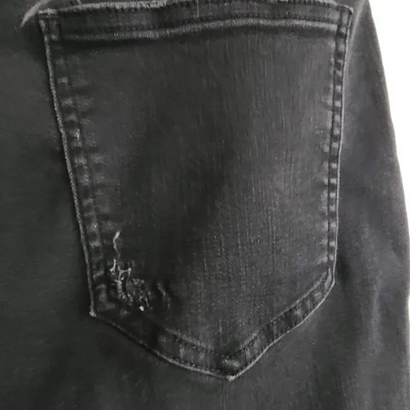 PISTOLA Black Skinny Destructed Frayed Hem Stretch Jeans P6852BEM-BL8 Women's 31
