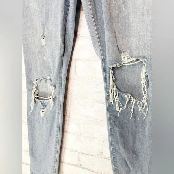 Pistola Light Wash Distressed Denim Jeans