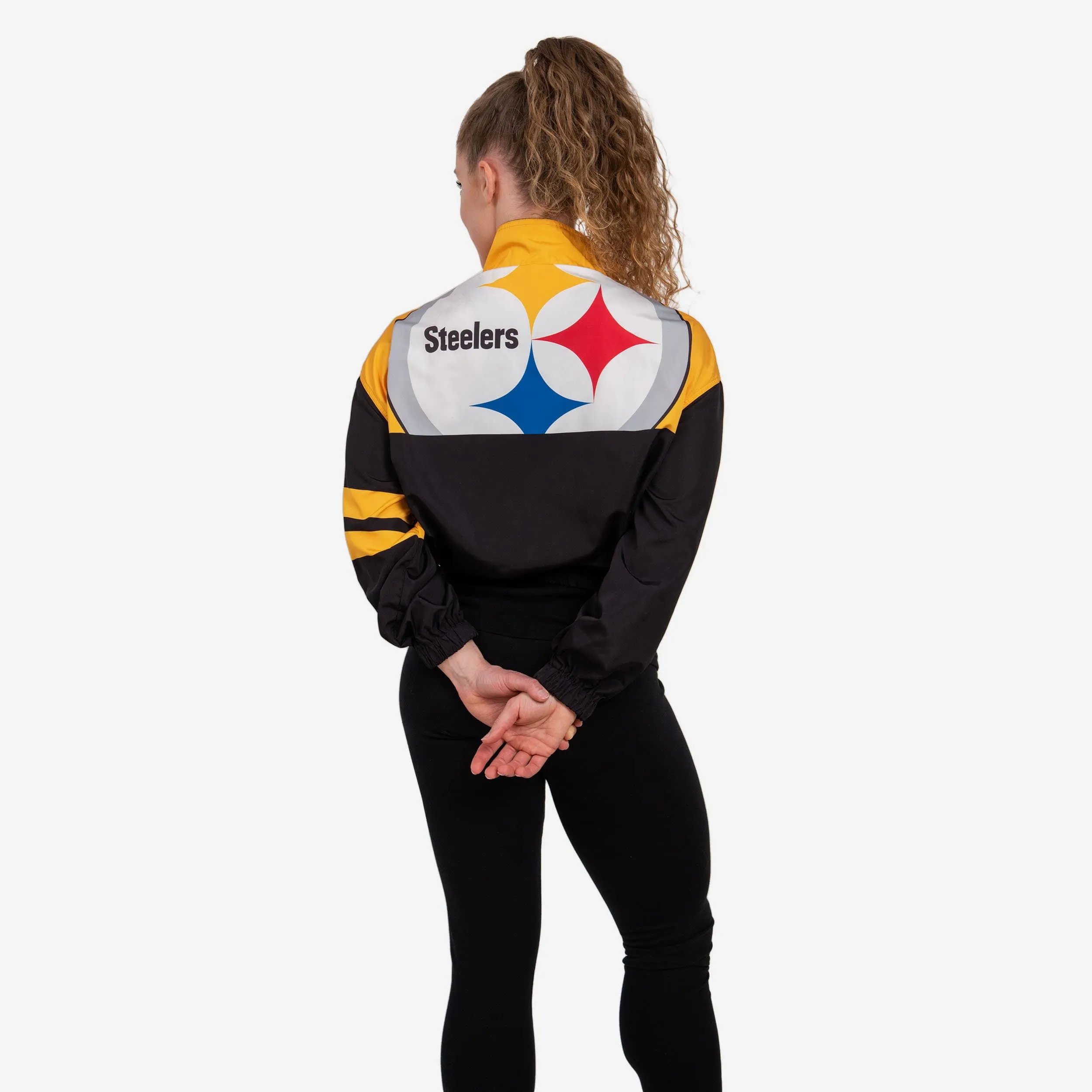 Pittsburgh Steelers Womens Winning Play Windbreaker