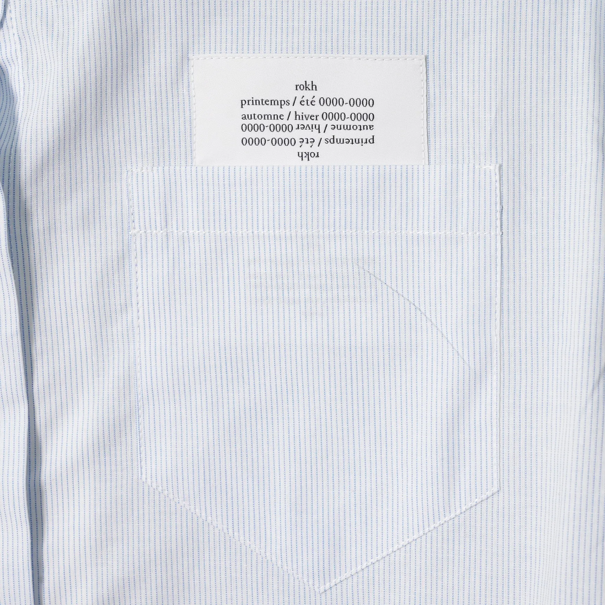 PLEATED SKIRTS TUNIC SHIRTS / THIN BLUE