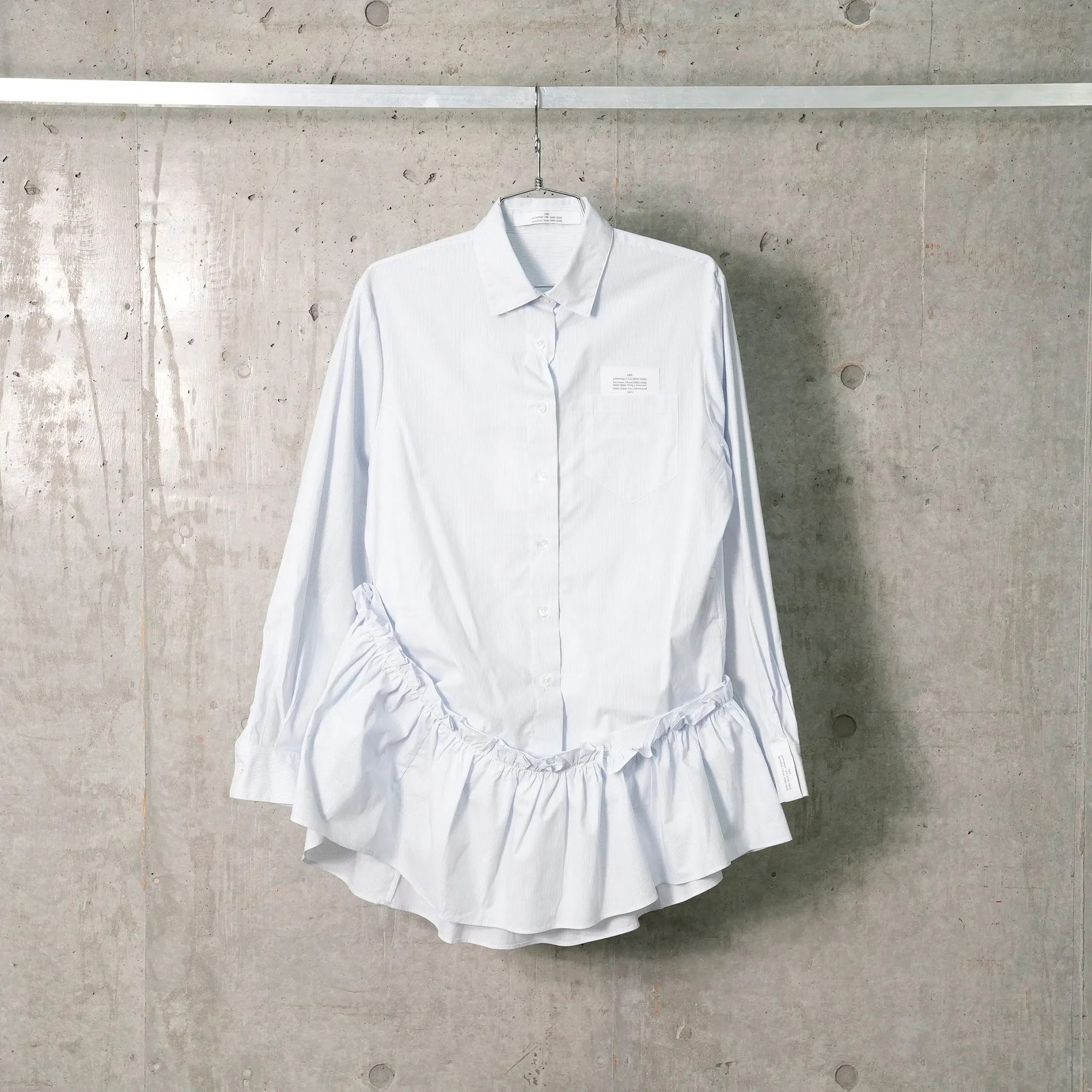 PLEATED SKIRTS TUNIC SHIRTS / THIN BLUE