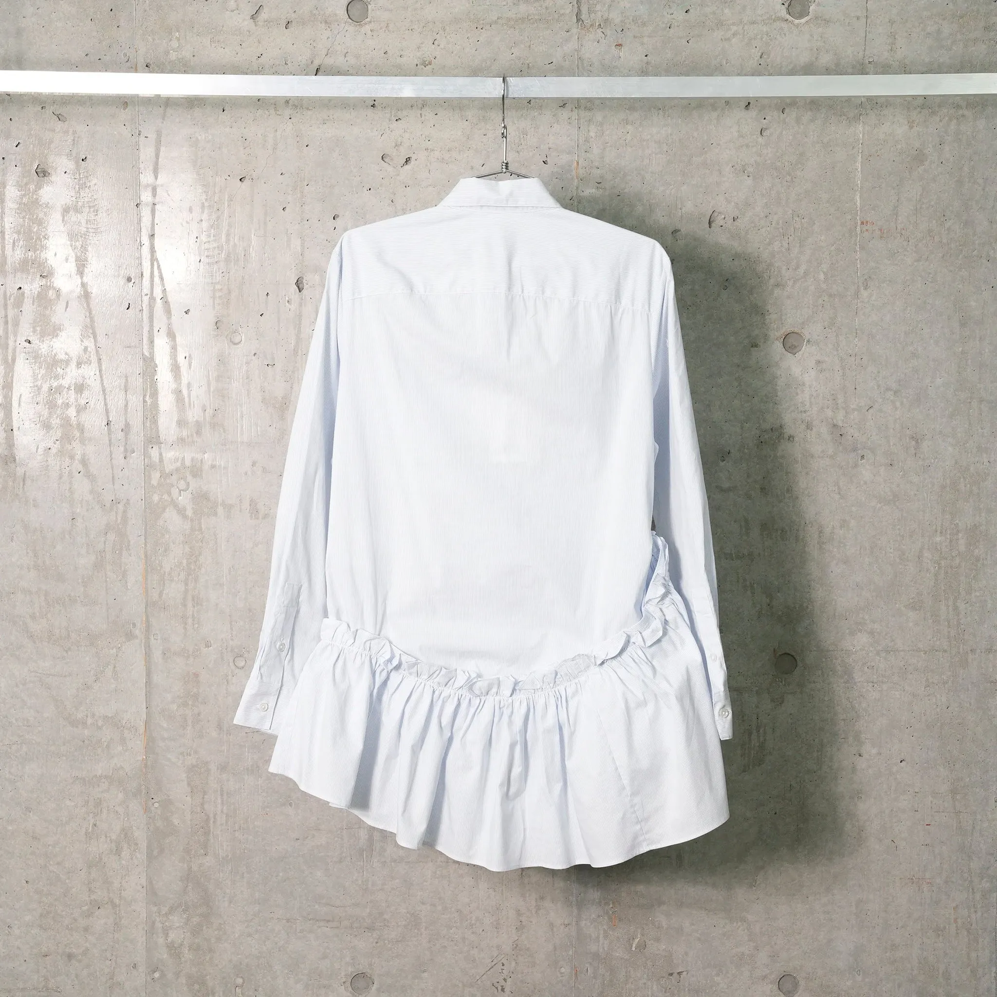 PLEATED SKIRTS TUNIC SHIRTS / THIN BLUE
