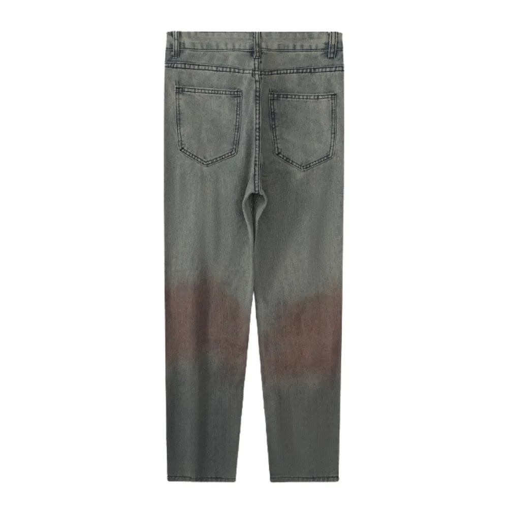 PM | Distressed Denim Contrast Jeans