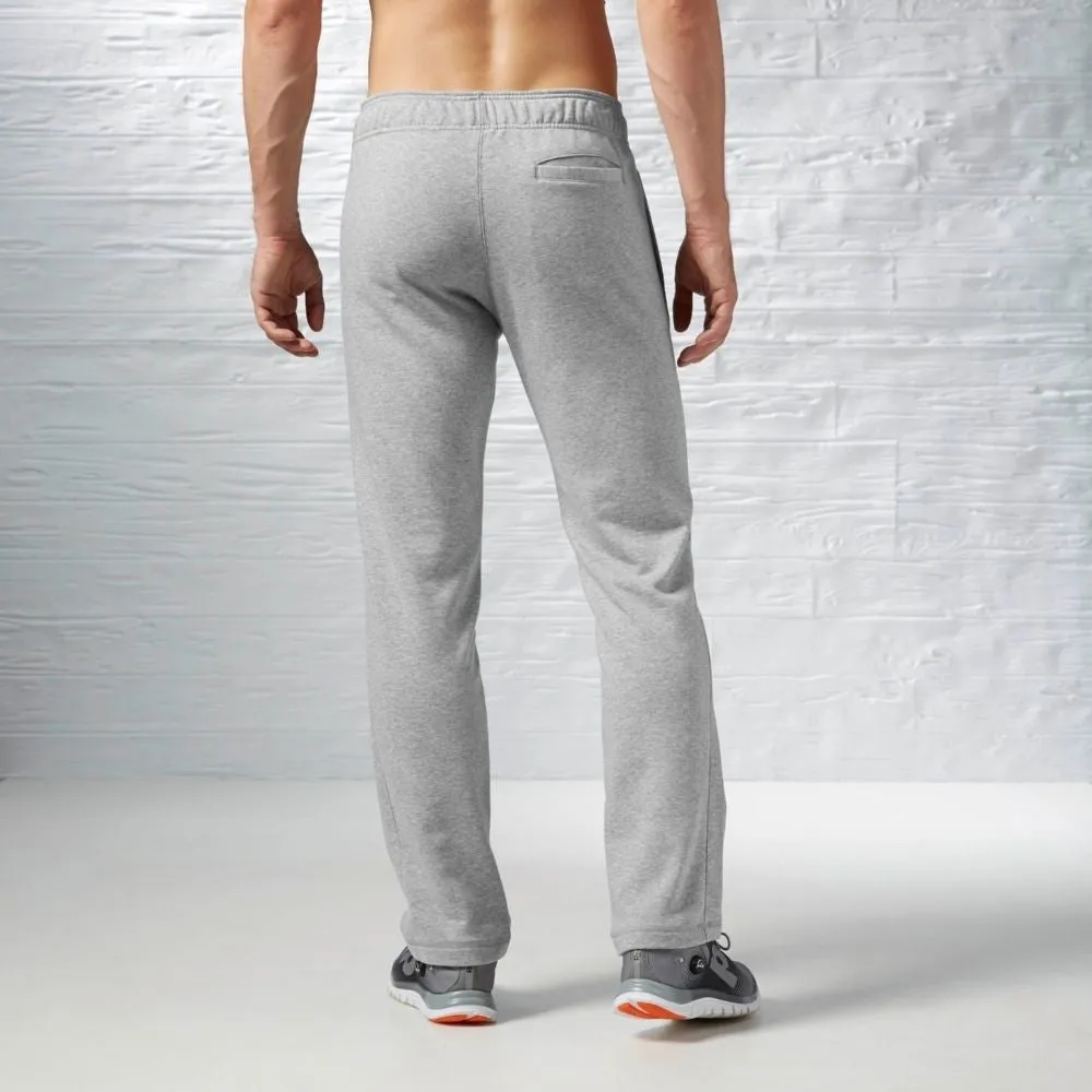 Pánske tepláky Reebok Elements FT OH Sweat Pants šedé