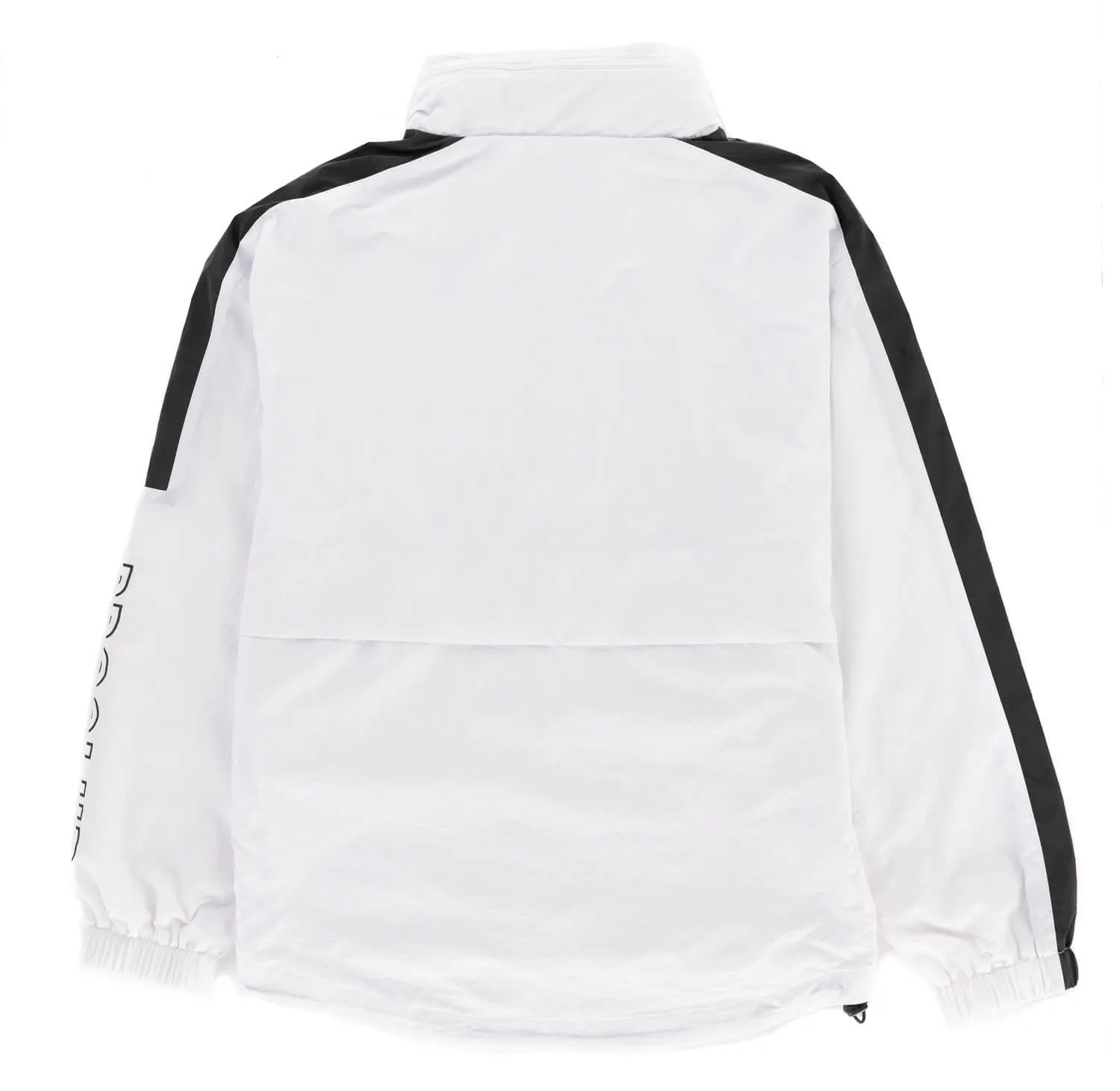 Pro Club Full Court Windbreaker Jacket -  White/Black