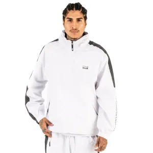 Pro Club Full Court Windbreaker Jacket -  White/Black
