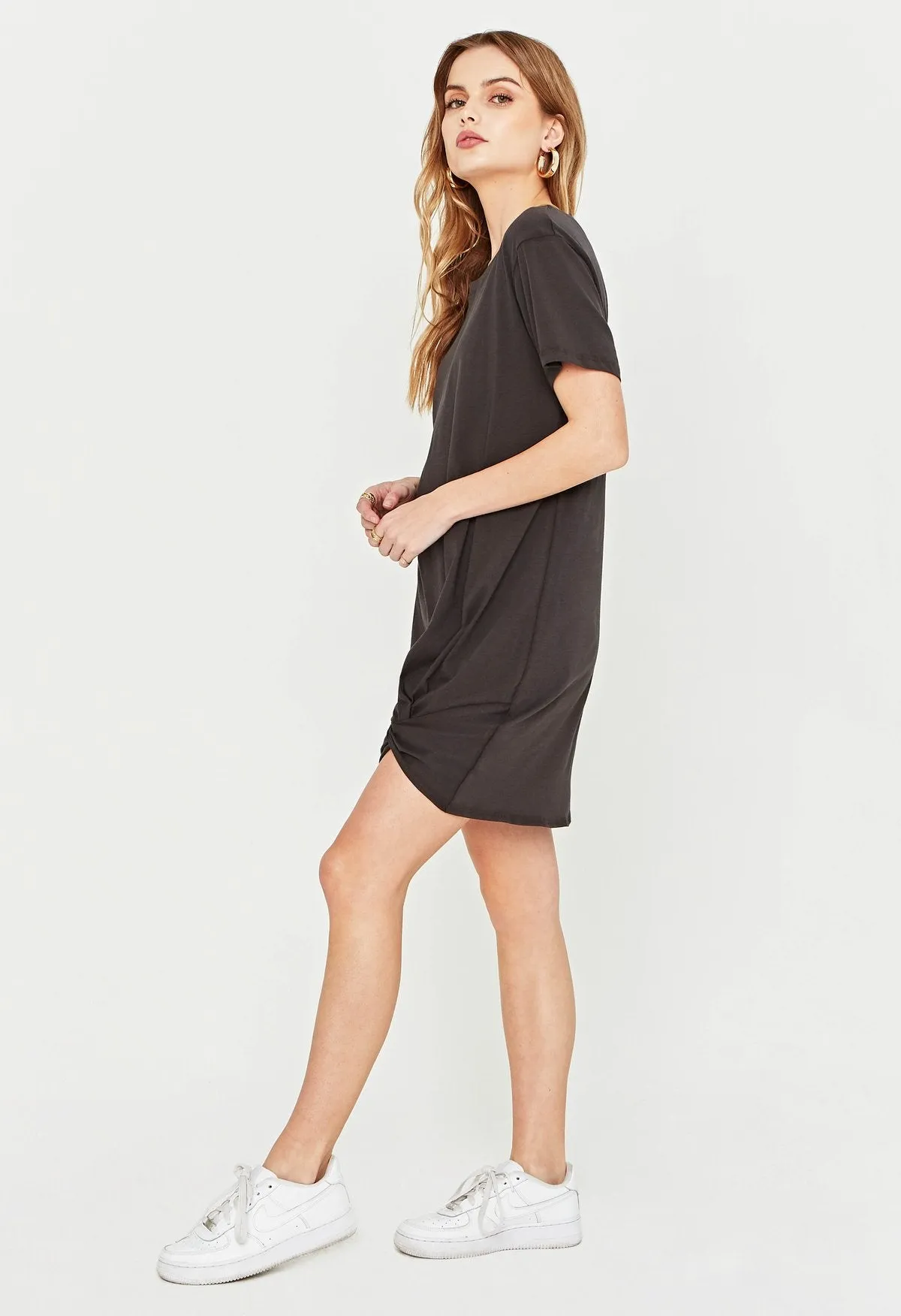 PROJECT SOCIAL T Meant To Be Twist Hem Dress