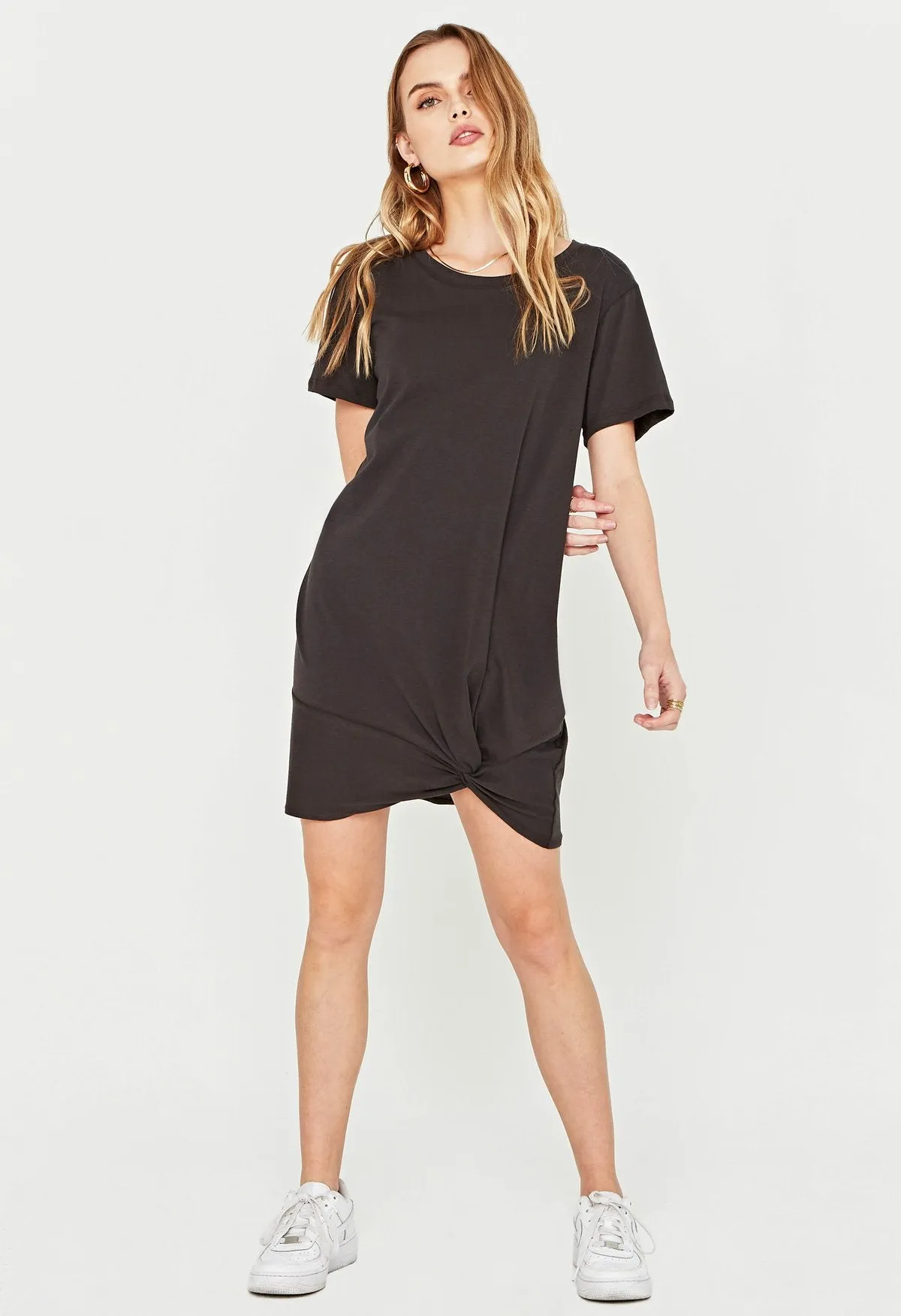 PROJECT SOCIAL T Meant To Be Twist Hem Dress