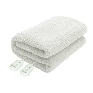Pure Pleasure Fitted King Coral Fleece Electric Blanket (ZEPP183188CF)
