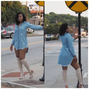 "Maverick'' Denim Dress
