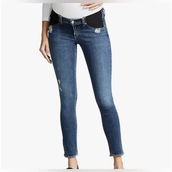 rag &amp; Bone Maternity Distressed Skinny Jeans- La Paz/ Size 30