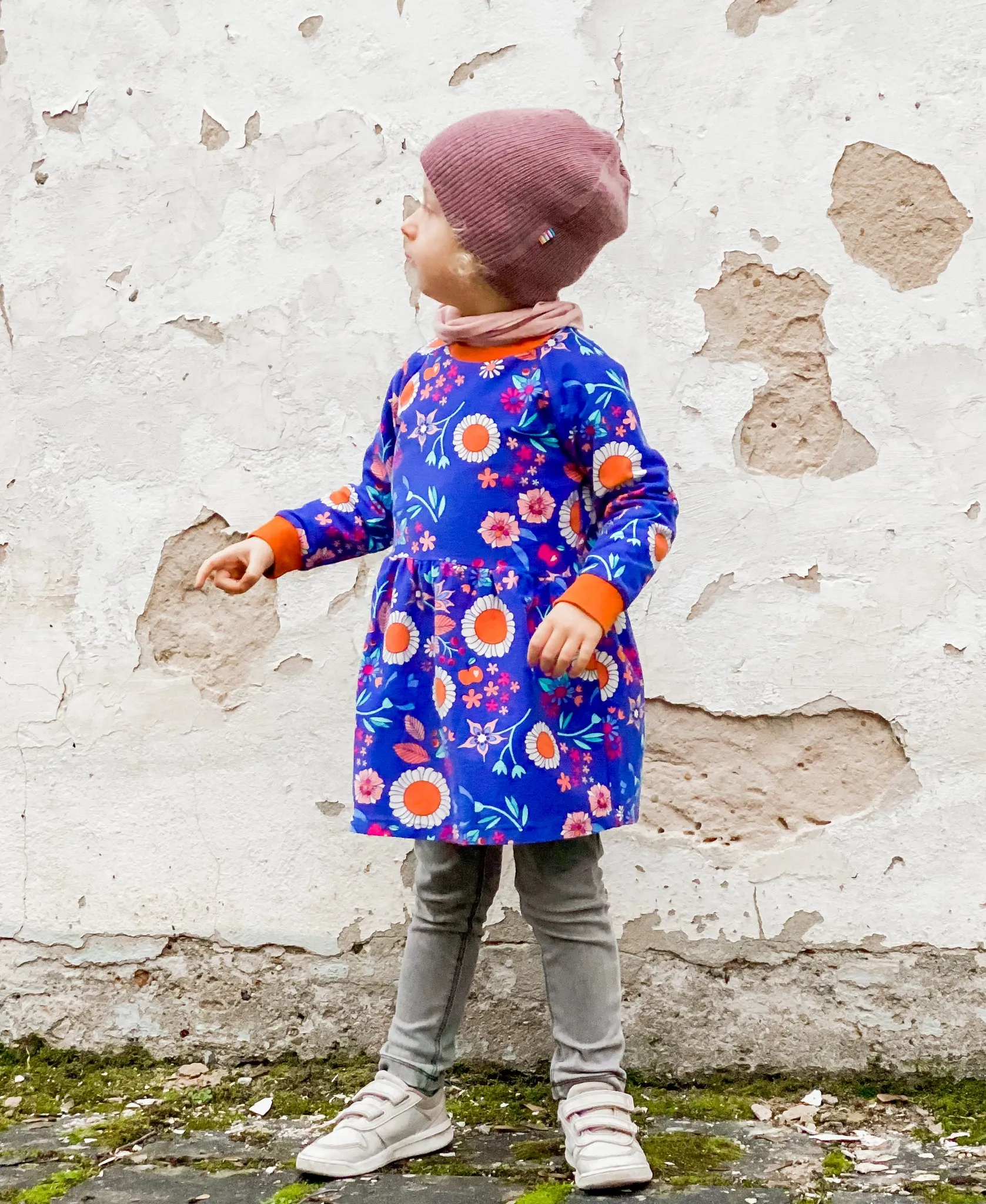 Raglan Sweatshirt Dress
