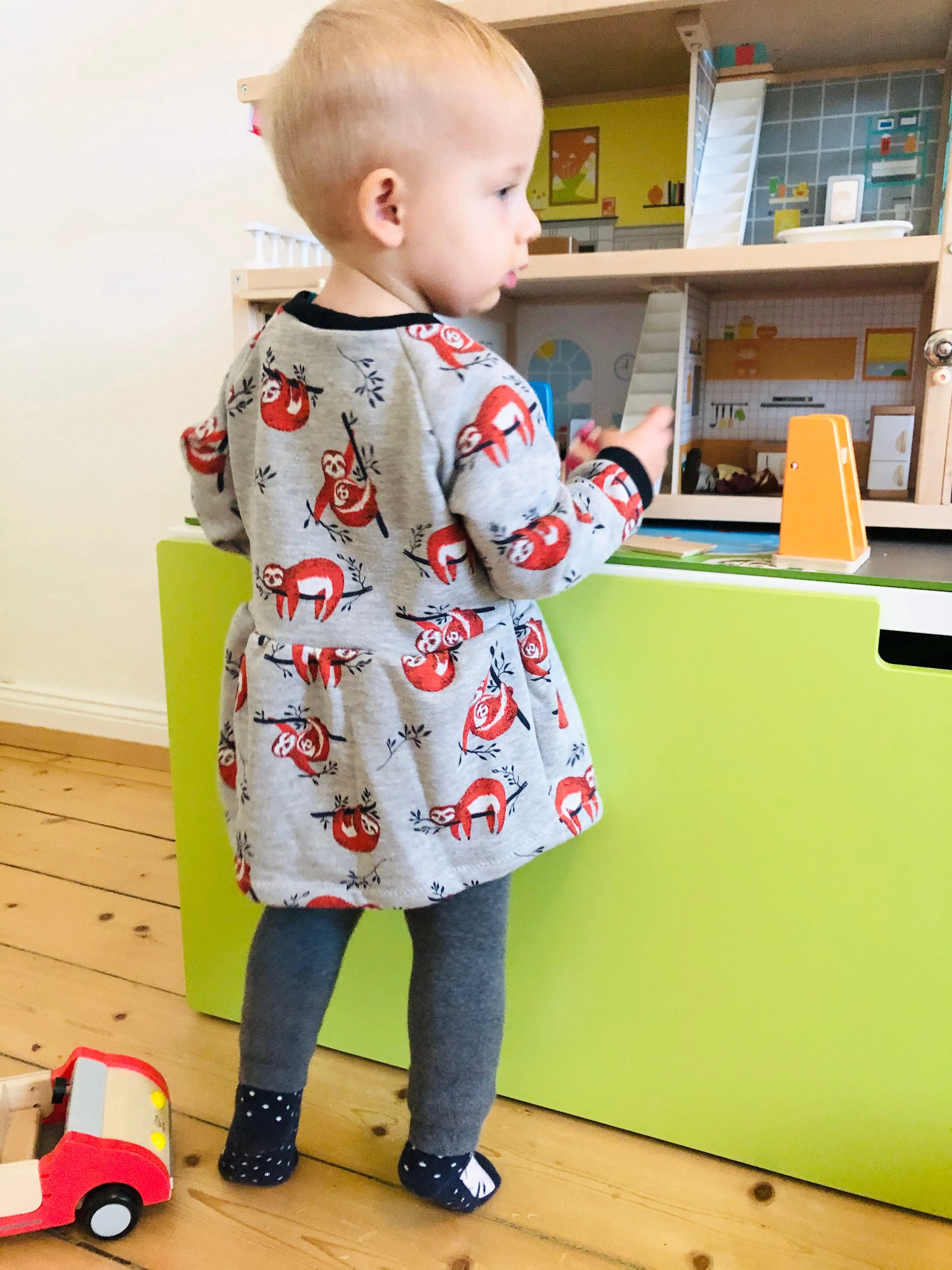 Raglan Sweatshirt Dress