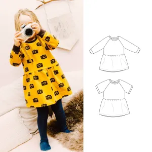 Raglan Sweatshirt Dress