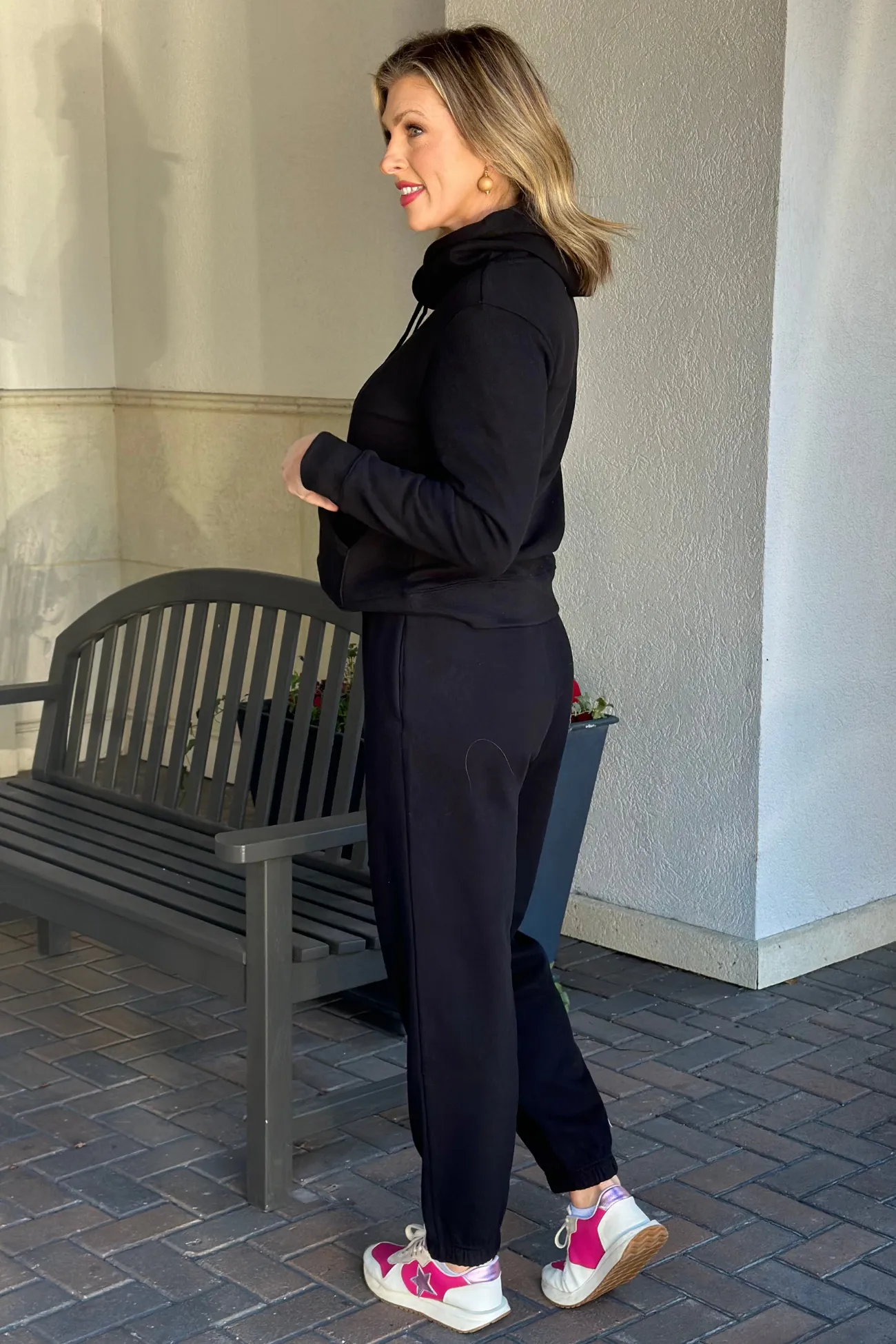Ready or Not Pocketed High-Waist Jogger Pants-Black