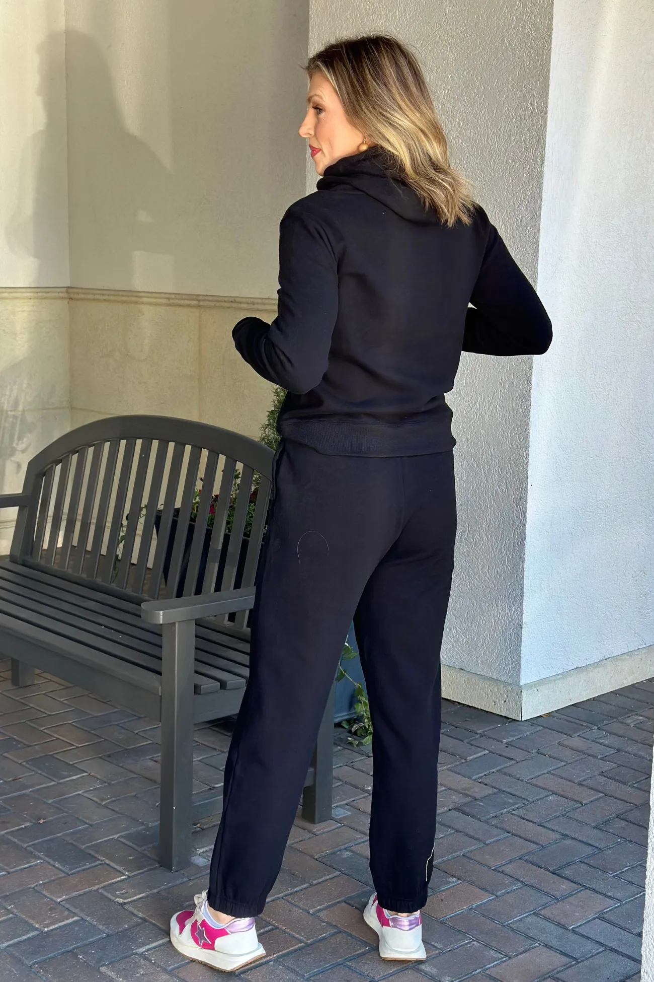 Ready or Not Pocketed High-Waist Jogger Pants-Black