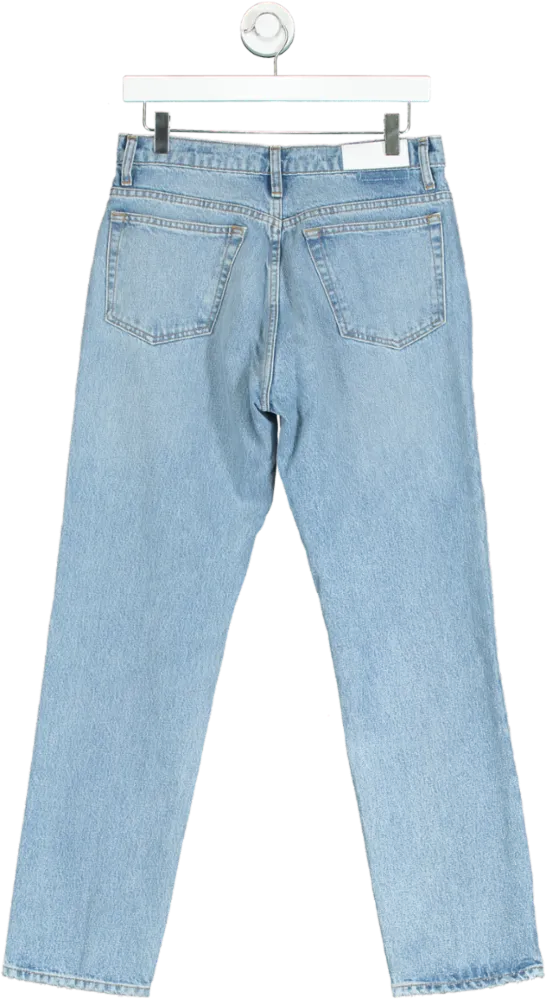 RE/DONE Blue 70s Straight Distressed Jeans W29