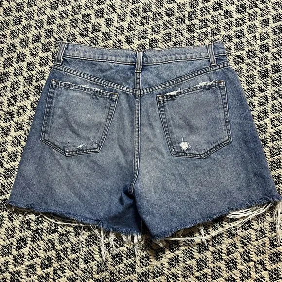 Reformation Jeans Lola High Waist Denim Short in Arches Size 27