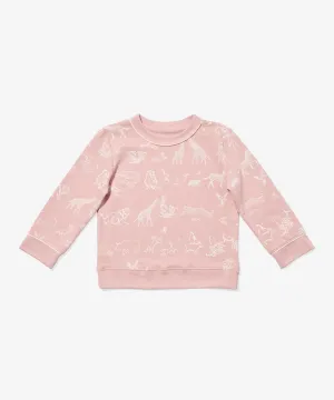 Remy Sweatshirt, Rose Animal Parade