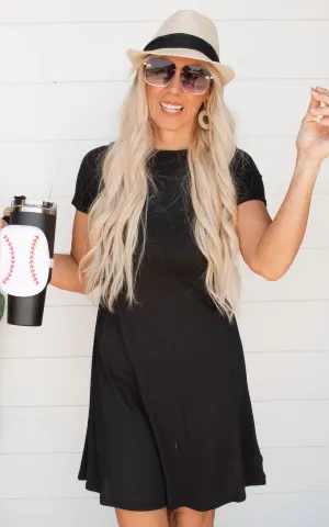 Ribbed T-shirt Midi Dress | FINAL SALE**