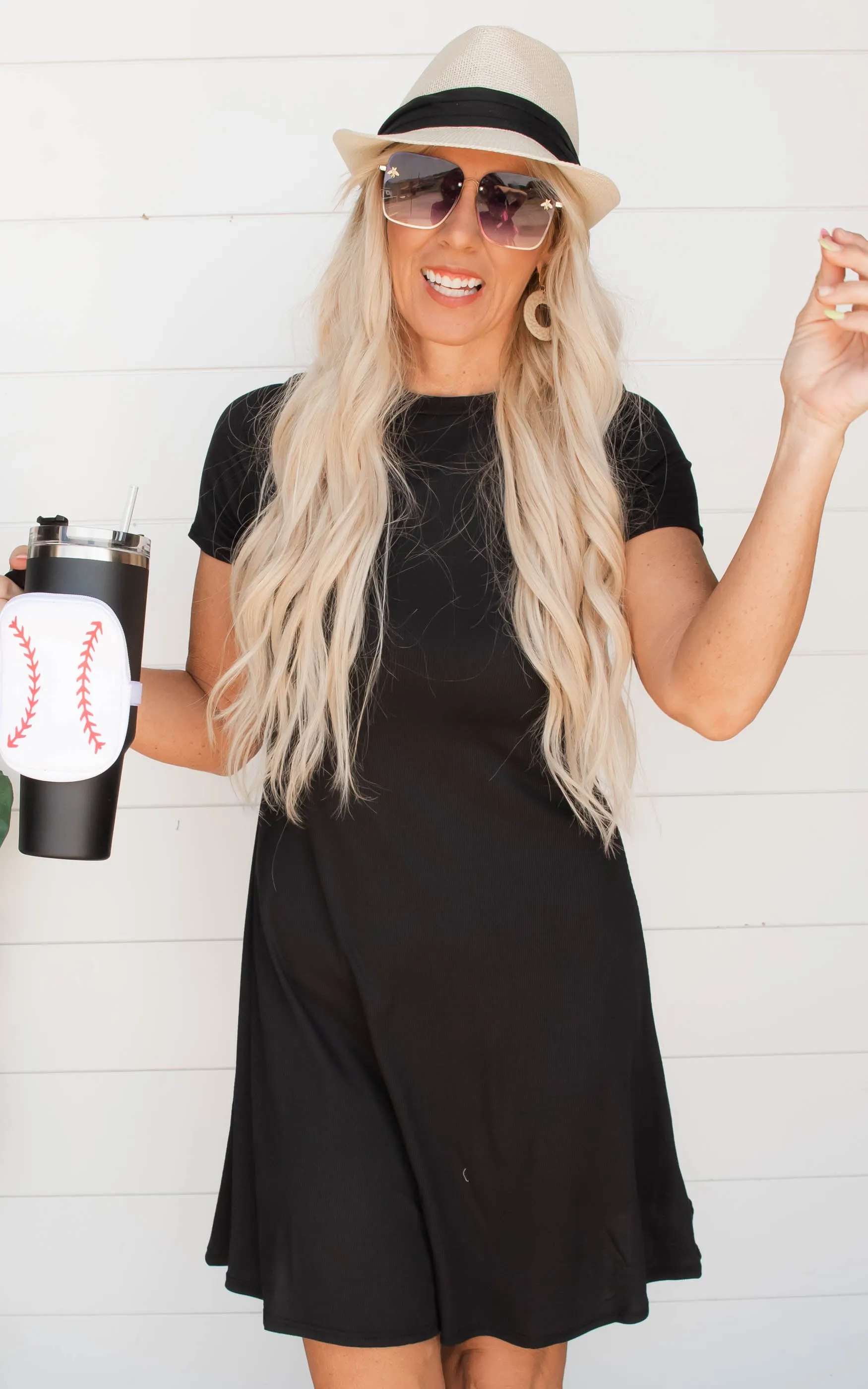 Ribbed T-shirt Midi Dress | FINAL SALE**