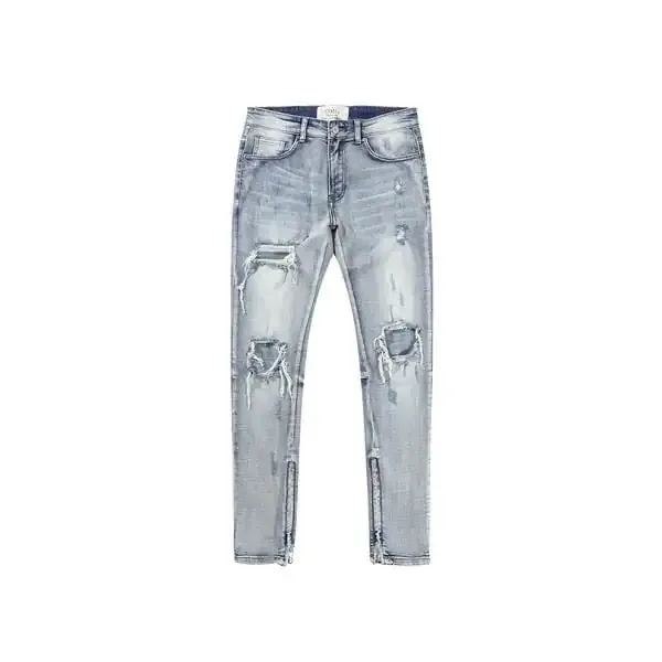 Ripped High Street Jeans