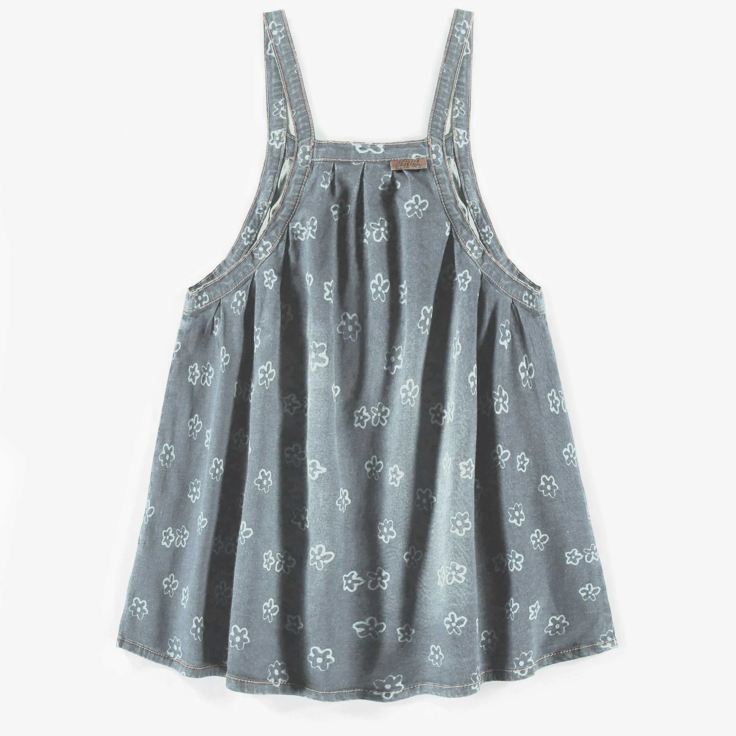 Robe en denim léger extensible, enfant || Light stretch denim dress, child