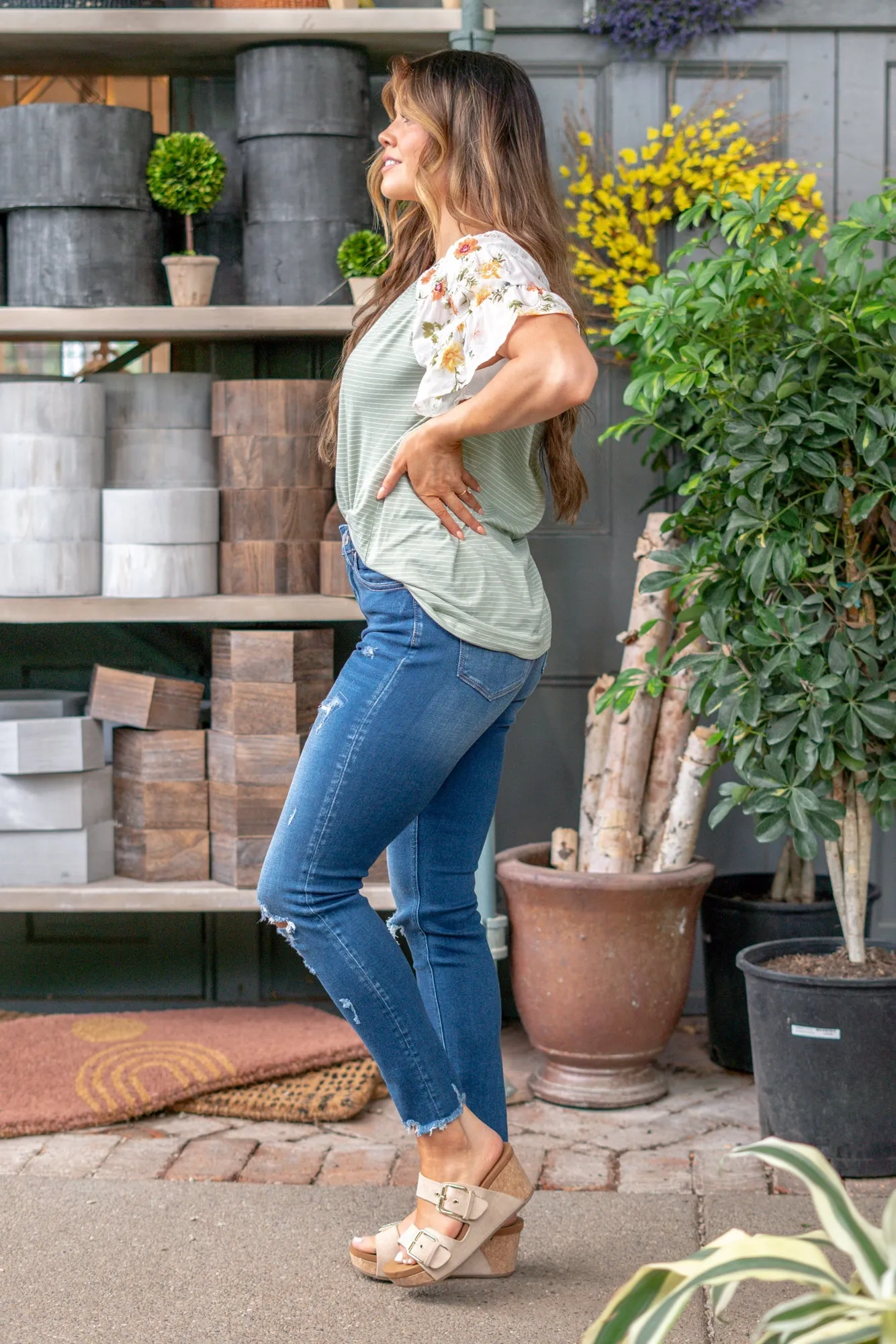 Route 66 High Rise Ankle Skinny Regular & Plus Sizes