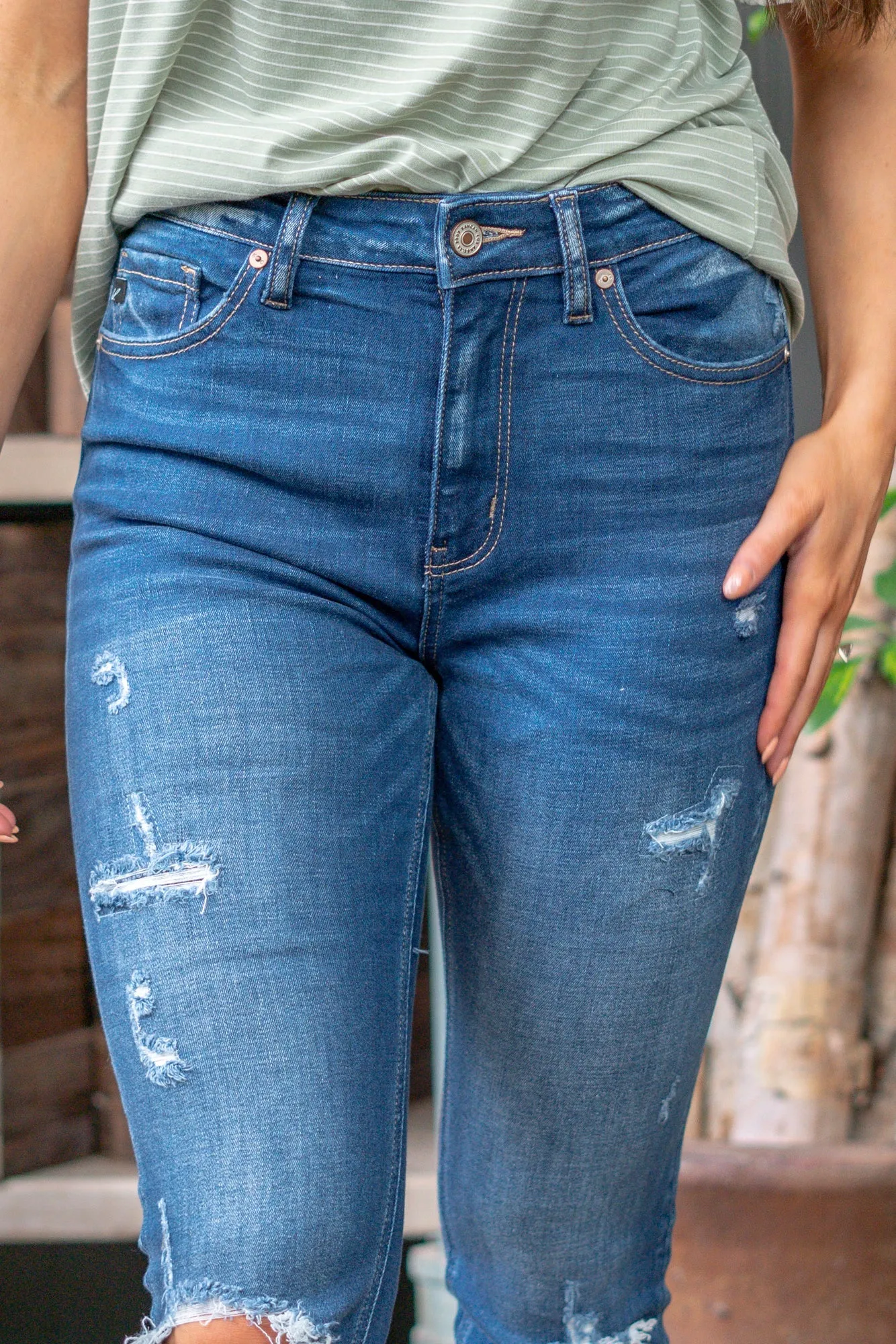 Route 66 High Rise Ankle Skinny Regular & Plus Sizes