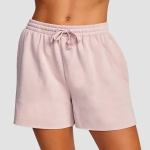 RVCA Test Drive Sweat Shorts Dusty Rose - Womens