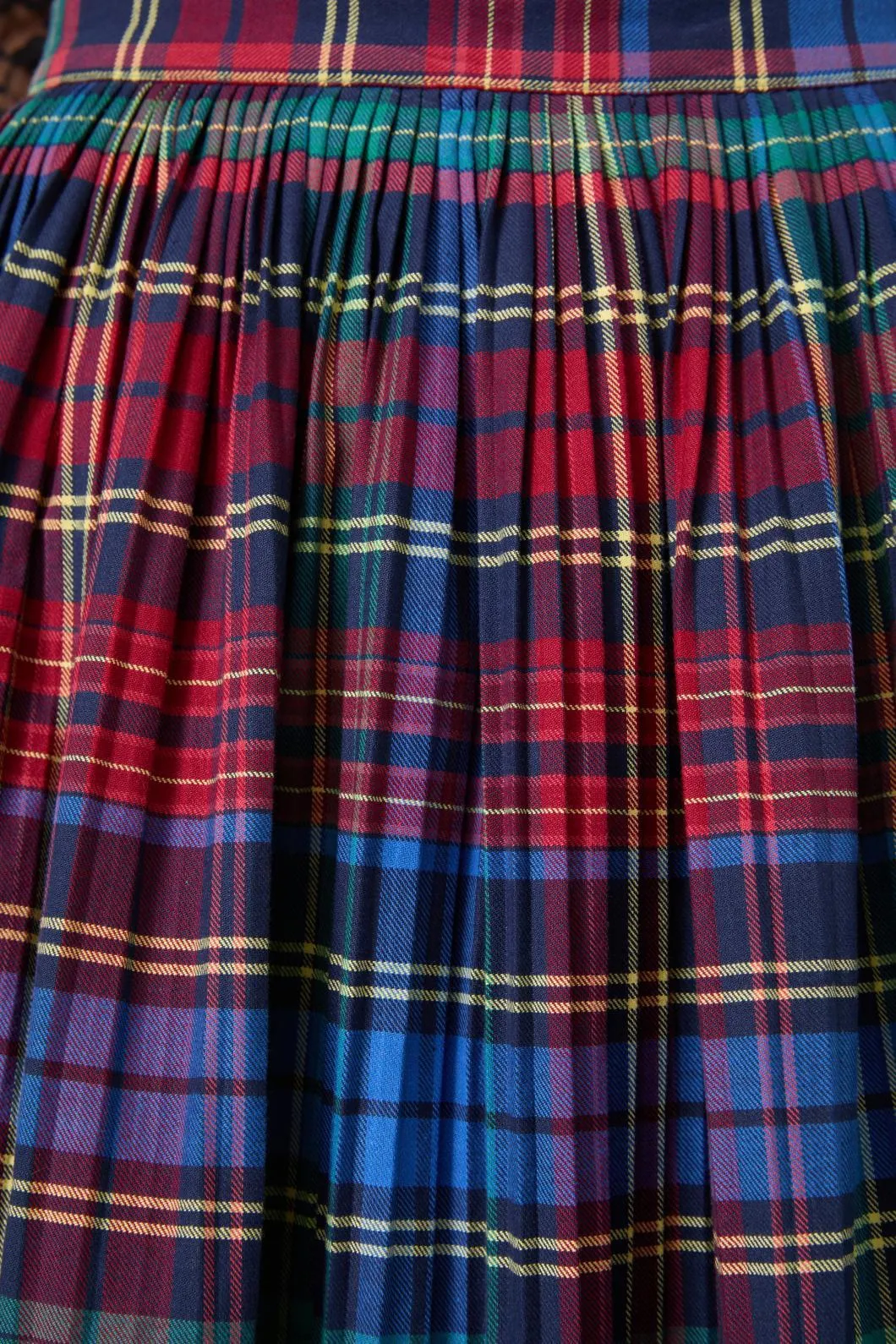Sainted Tartan Pleated Skirt