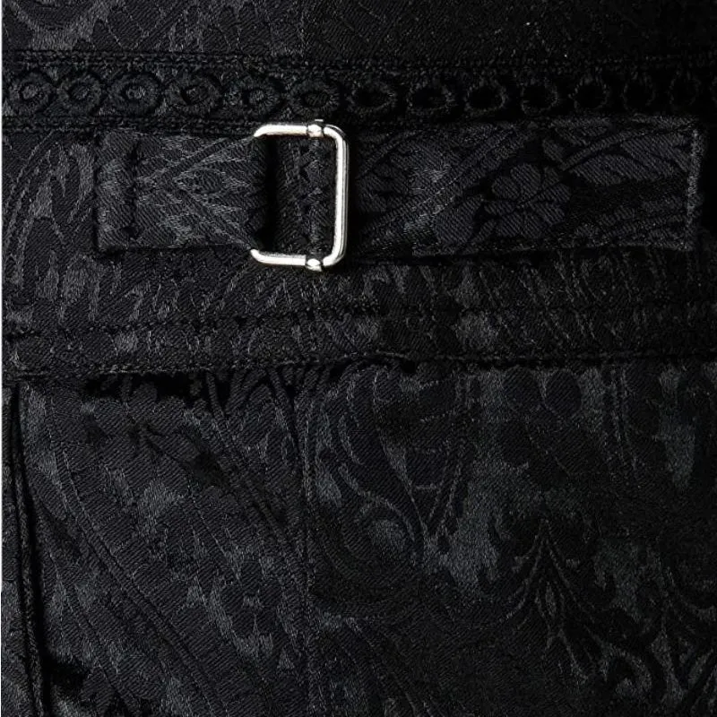 Schwarzer Schattenjäger: Herren Gothic Halloween Vampir Cosplay Kostümhose
