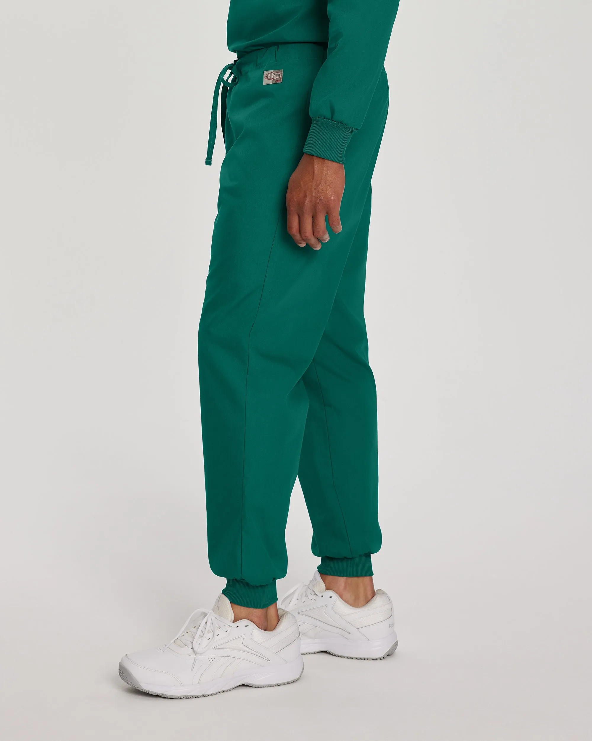 Scrub Zone LB404 Unisex Jogger Scrub Pants Hunter