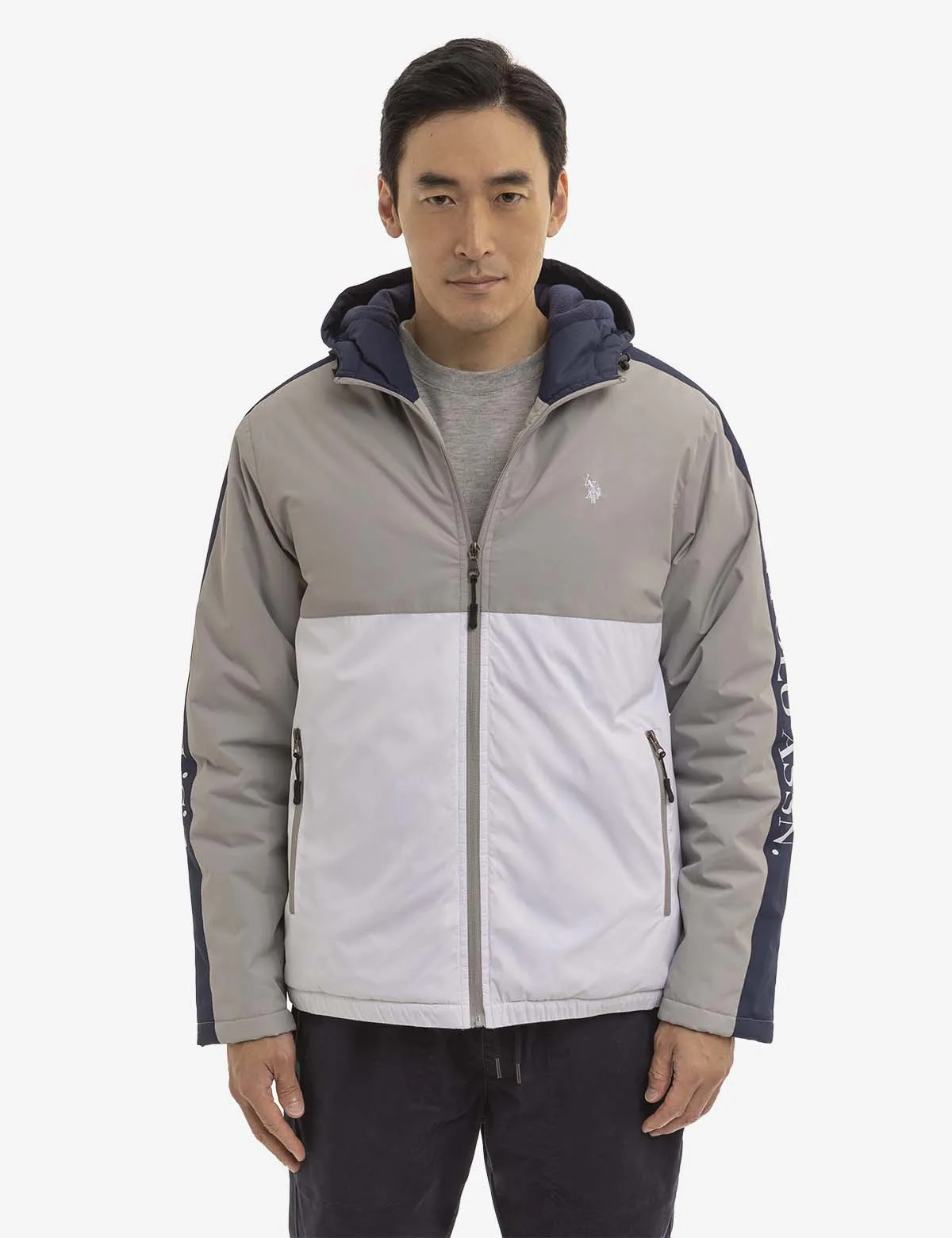 SIDE TAPE COLORBLOACK LOGO WINDBREAKER