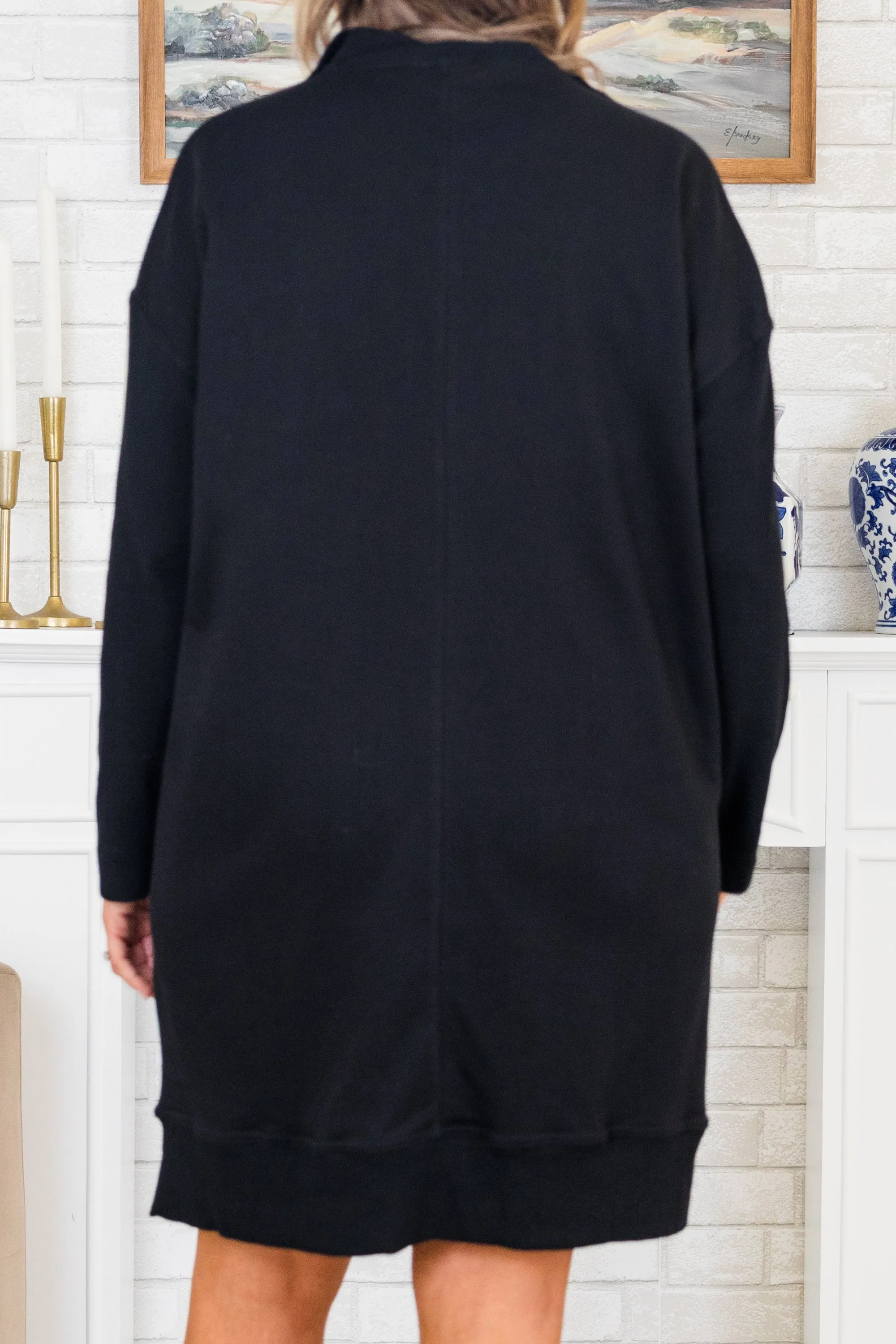 Slow It Down Dress, Black