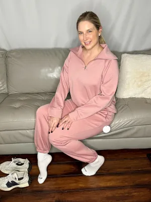 Soft Pink Jogger & Pullover Set FINAL SALE