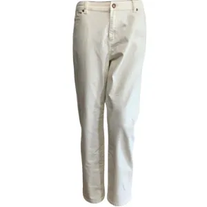 Soft Surroundings &quot;Weekend Jeans&quot; White 10 NWT