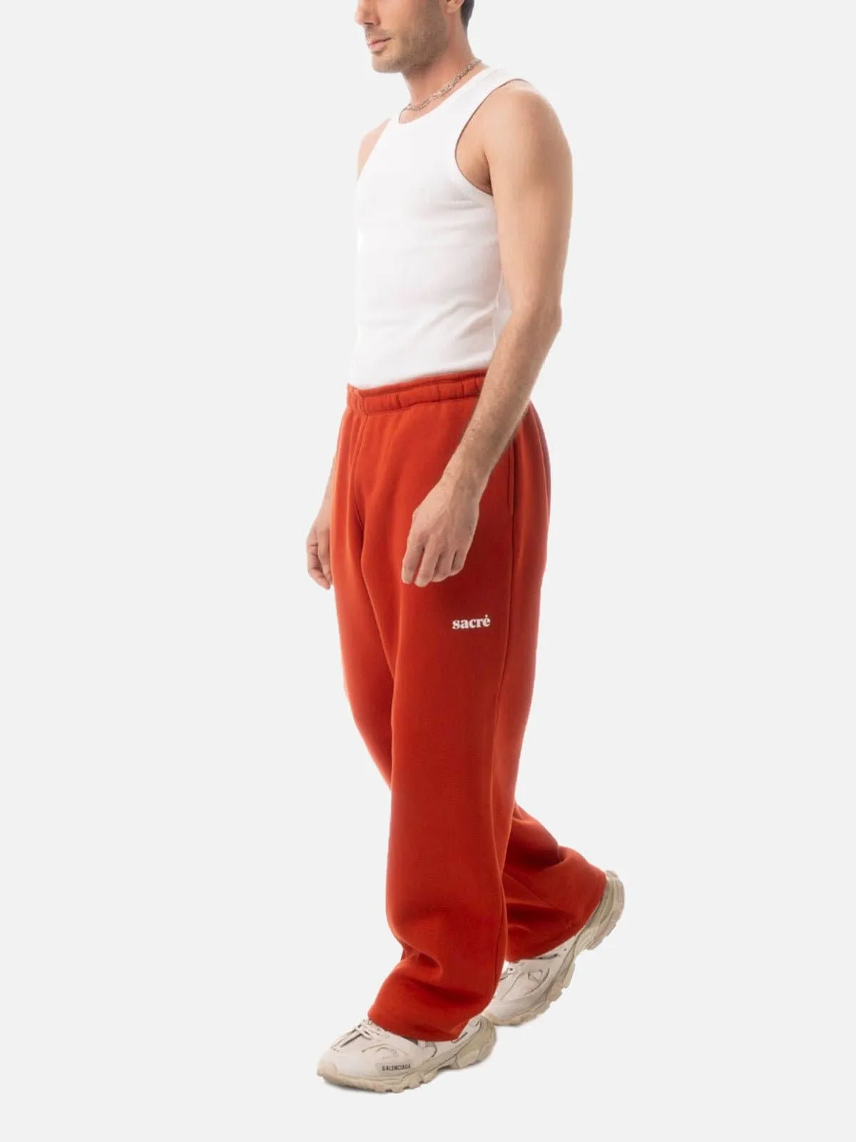 Solid Chili Sweat Pants