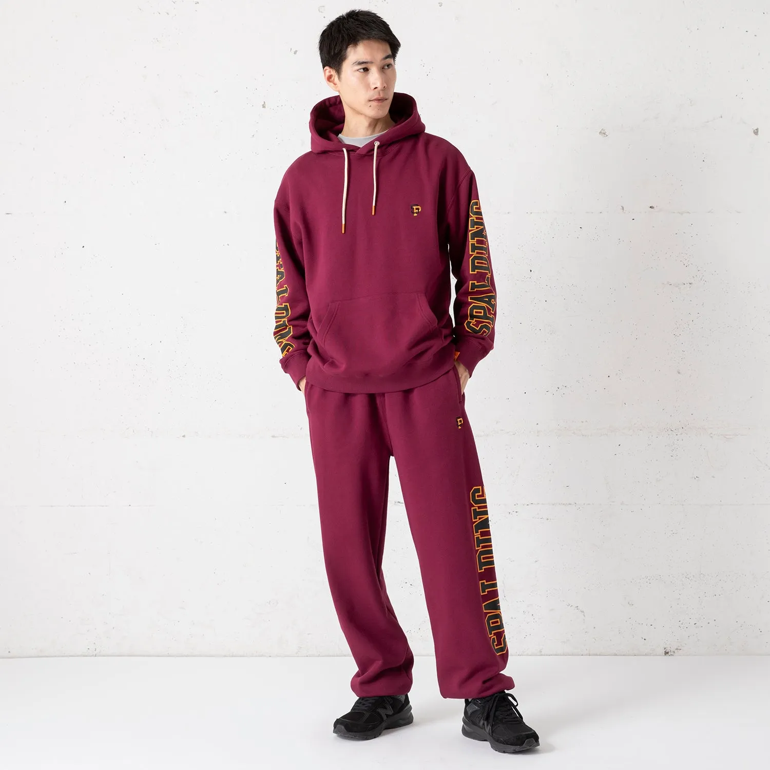 SPALDING | スポルディング　SPD SIDE PRINT SWEAT PANTS