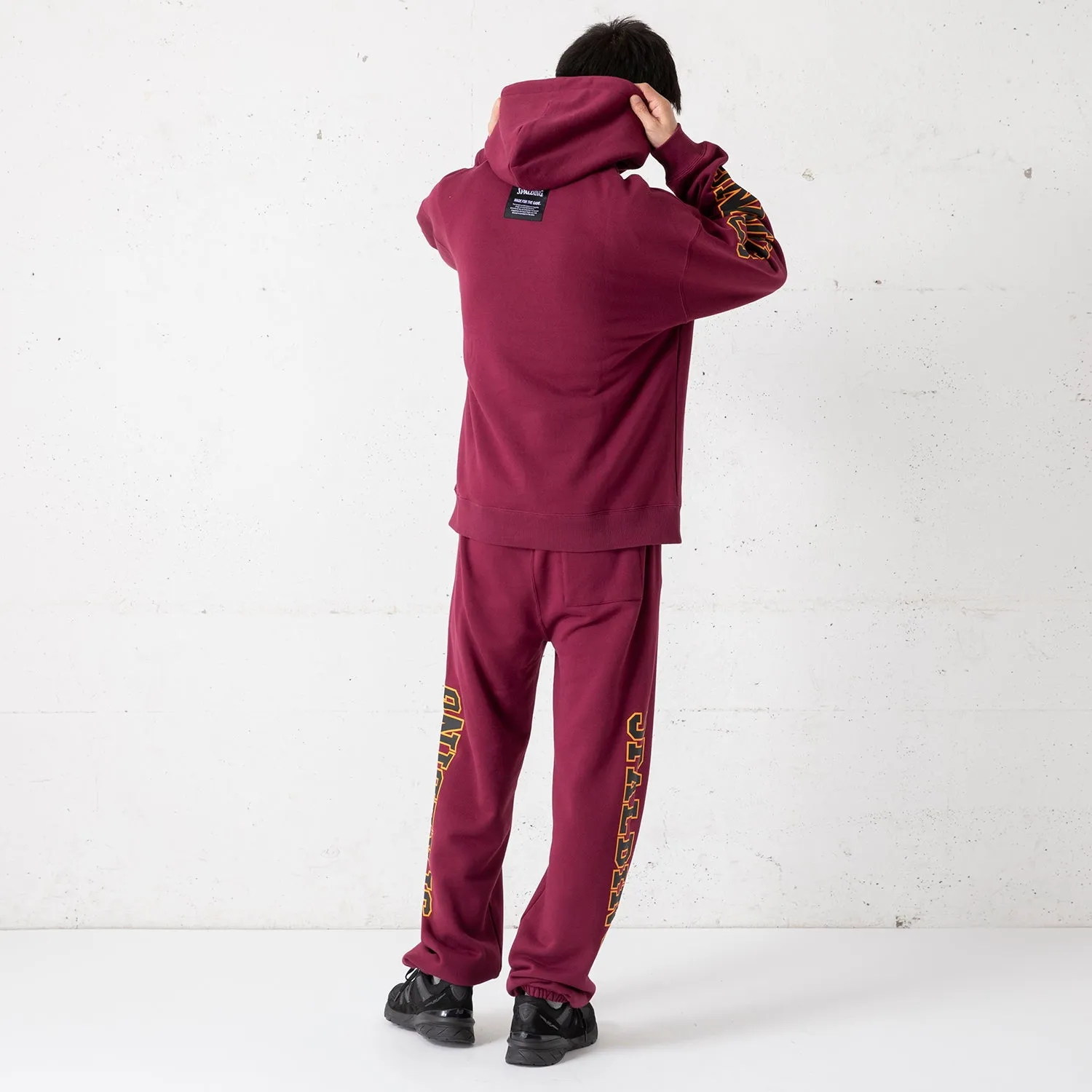 SPALDING | スポルディング　SPD SIDE PRINT SWEAT PANTS