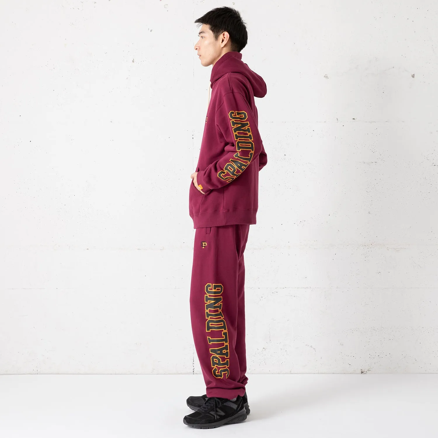 SPALDING | スポルディング　SPD SIDE PRINT SWEAT PANTS