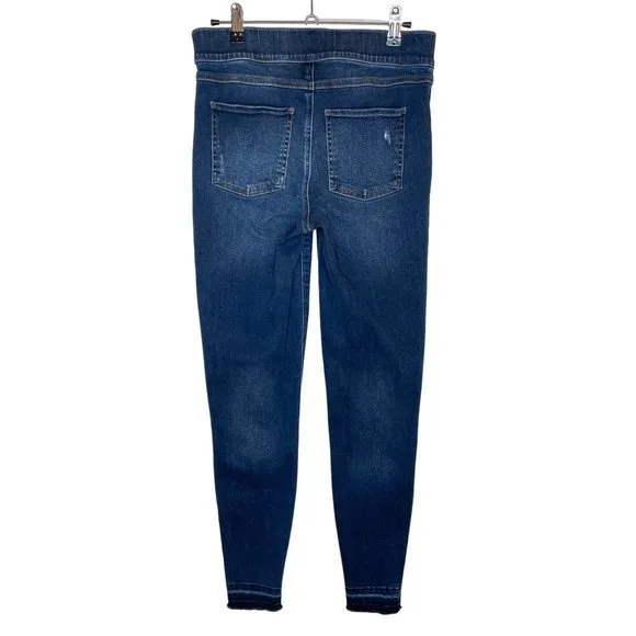 Spanx Distressed Ankle Released Hem Jeans, M