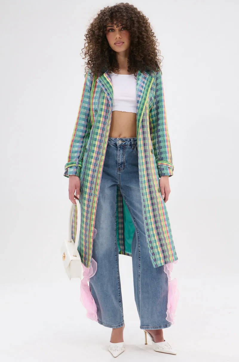 STOP AND SMELL THE ROSES TRENCH