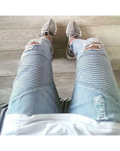 Strech Biker Jeans