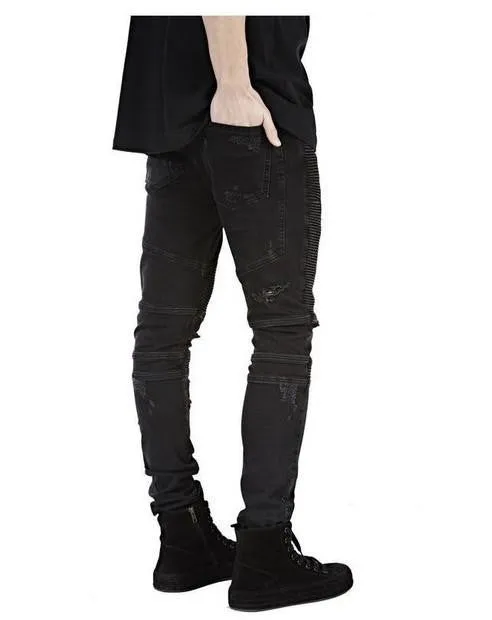 Strech Biker Jeans