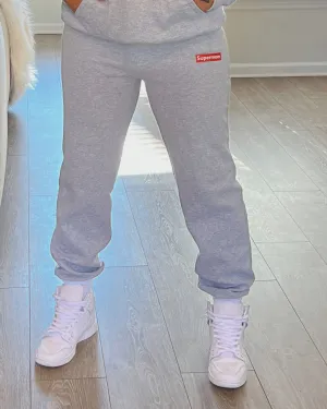 Supermom Gray Sweat Pants